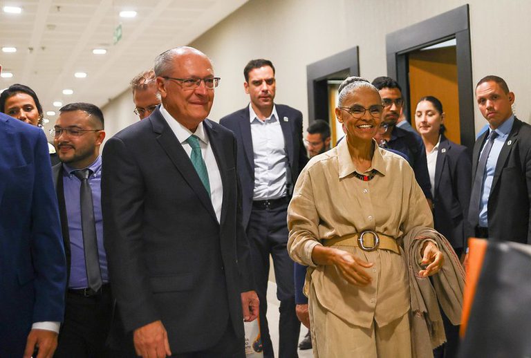 Alckmin e Marina na 5CNMA