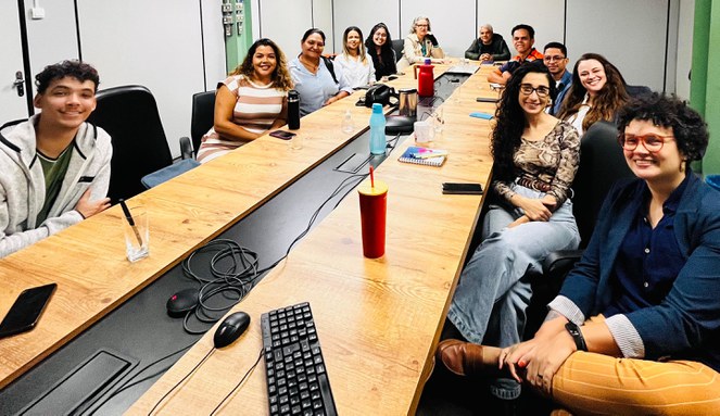 Equipe de Caruaru discute clima e meio ambiente na região. 