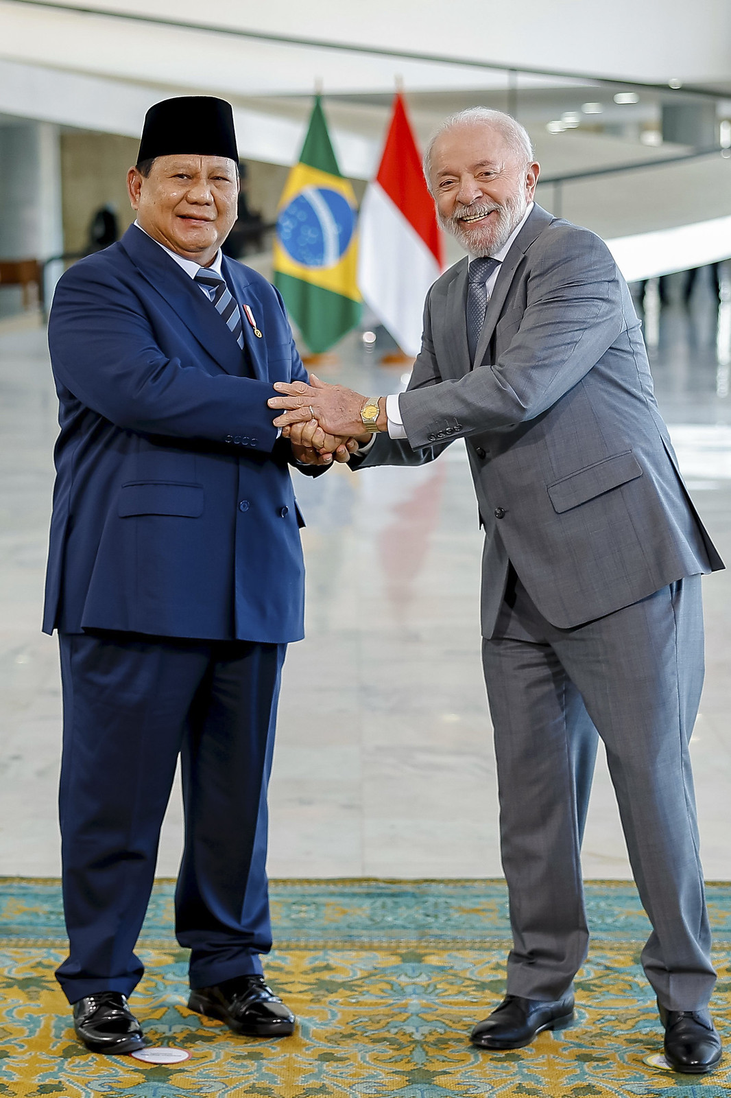 09.07.2025 - Cerimônia oficial de chegada do Presidente da República da Indonésia, Prabowo Subianto