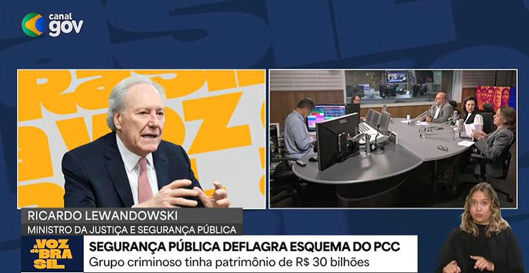 print voz.jpg Ricardo Lewandowski na Voz do Brasil