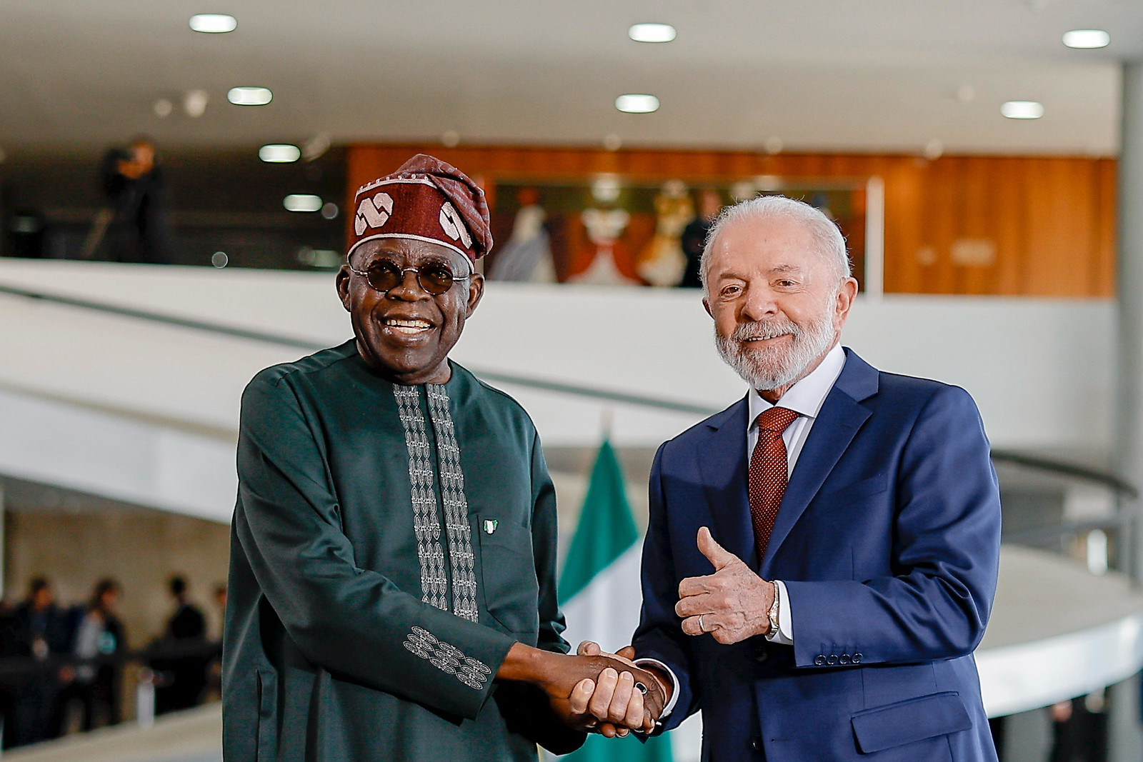 25.08.2025 – Cerimônia oficial de chegada do Presidente da República Federal da Nigéria, Bola Tinubu