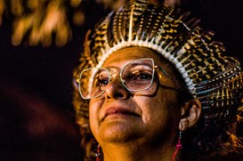 Vanda Cariri participou da escuta no NE. Foto: Tiago Anacé