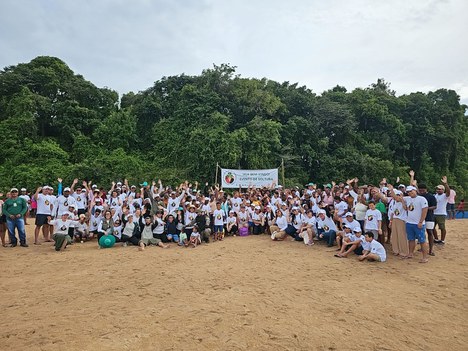 O Programa de Quelônios da Rebio do Rio Trombetas é resultado de um esforço conjunto - Foto: Leandro Alves